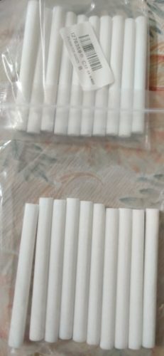 Cotton Wick Replacement for Essential Oil Diffuser (Pack of 10) photo review